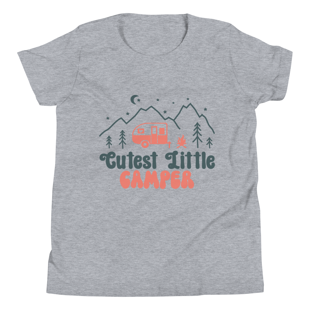 Cutest Little Camper Youth Short Sleeve T-Shirt