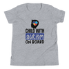 Child With Autism On Broad Youth Short Sleeve T-Shirt