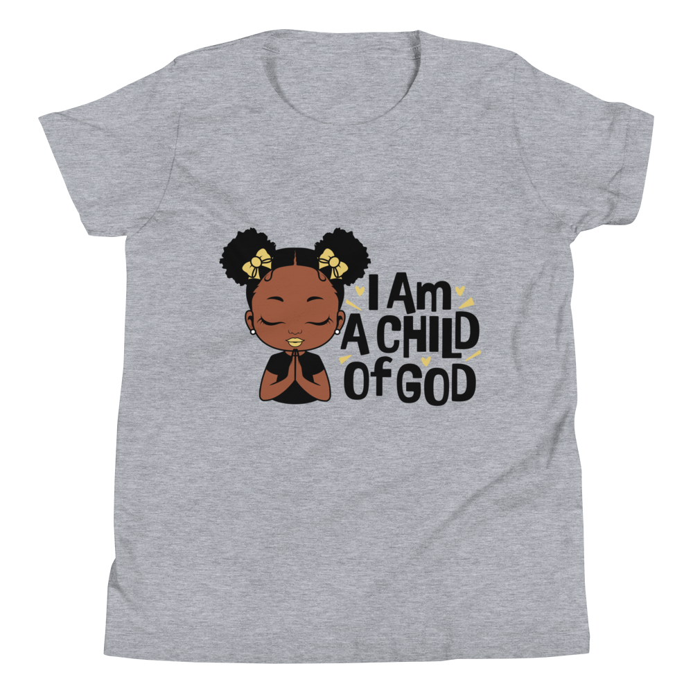 I Am A Child Of God Youth Short Sleeve T-Shirt