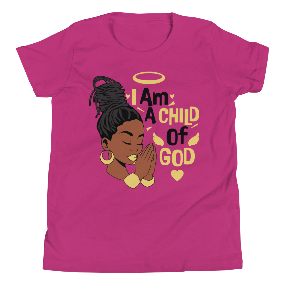 I Am A Child Of God Youth Short Sleeve T-Shirt