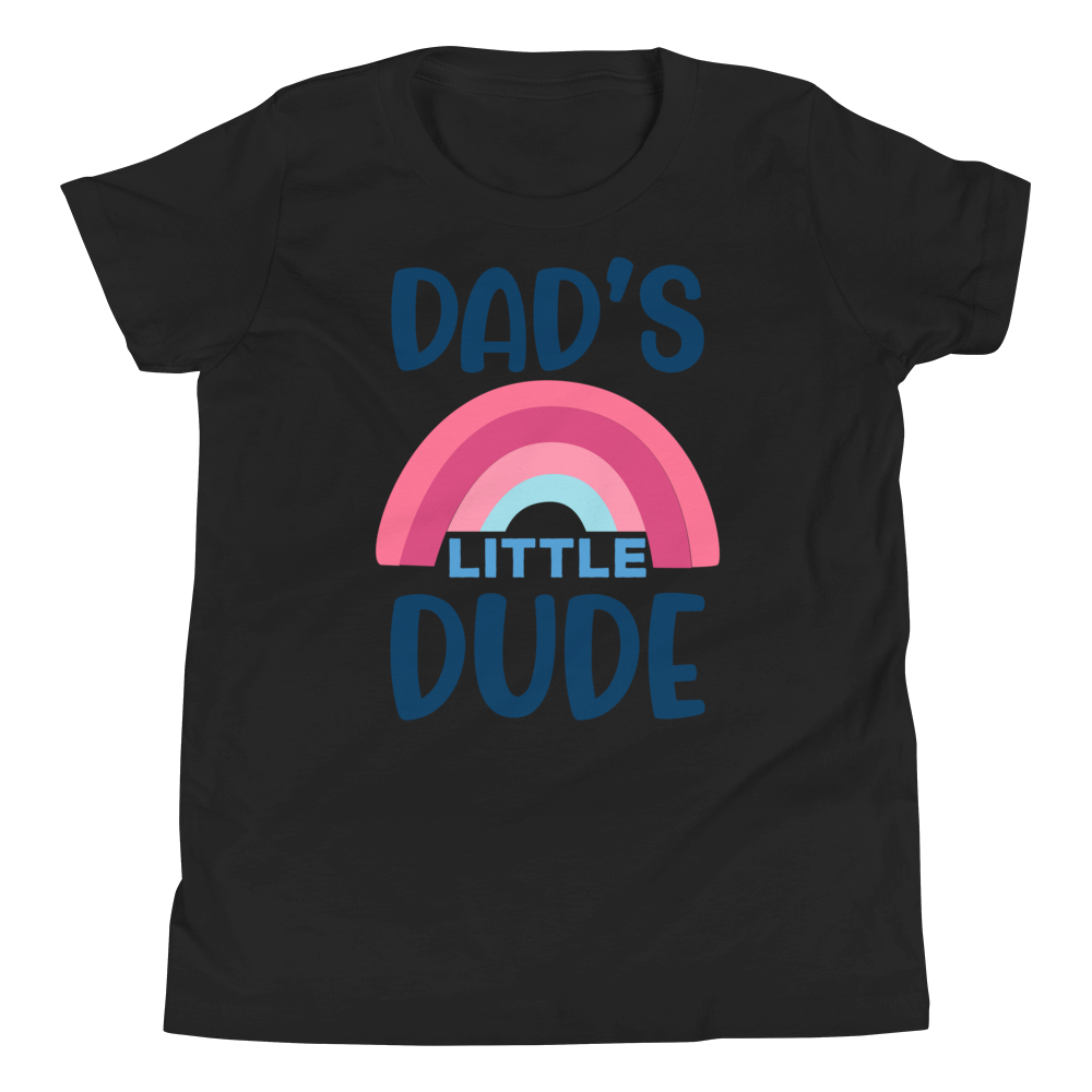 Dad's Little Dude Youth Short Sleeve T-Shirt