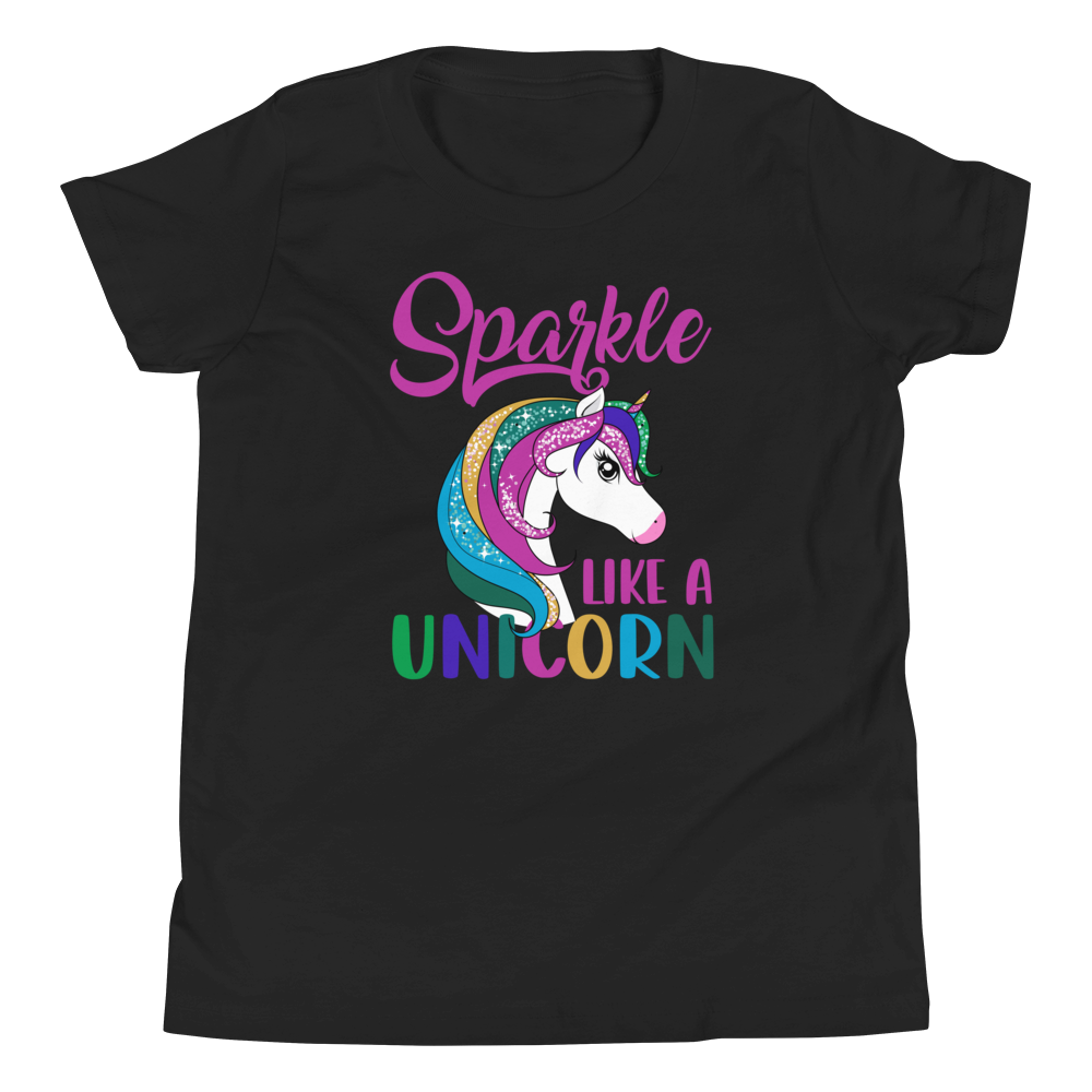 Sparkle Like A Unicorn Youth Short Sleeve T-Shirt