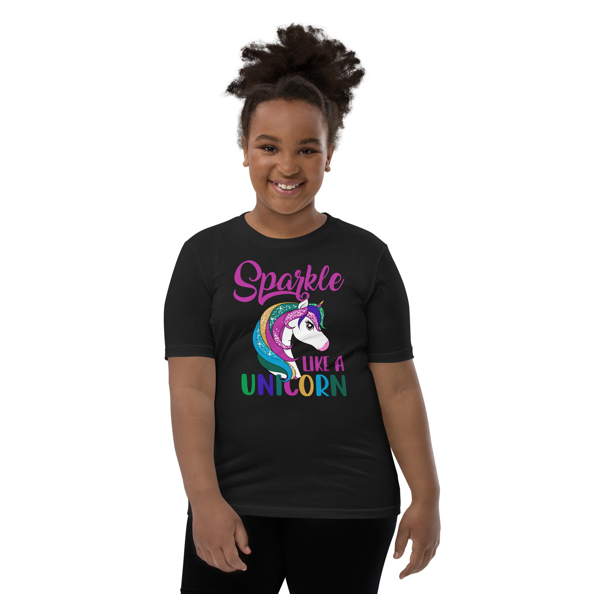 Sparkle Like A Unicorn Youth Short Sleeve T-Shirt