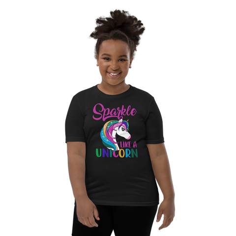 Sparkle Like A Unicorn Youth Short Sleeve T-Shirt