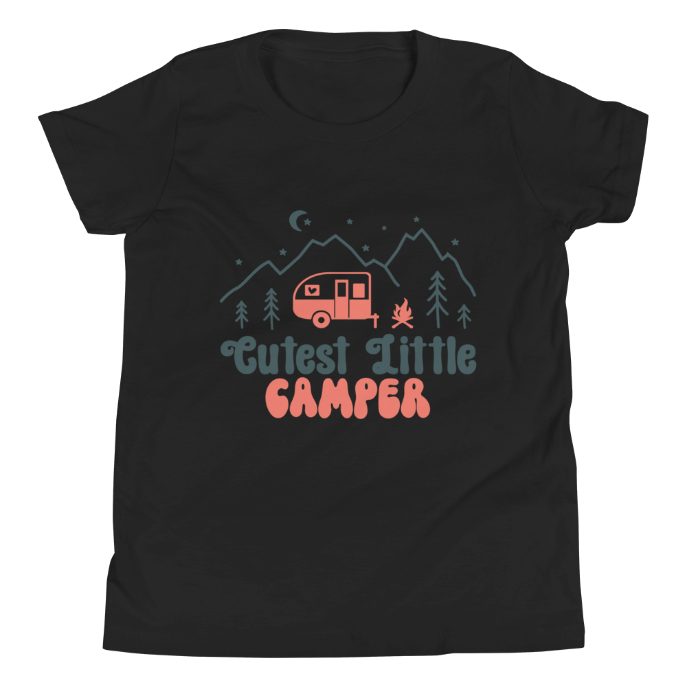 Cutest Little Camper Youth Short Sleeve T-Shirt