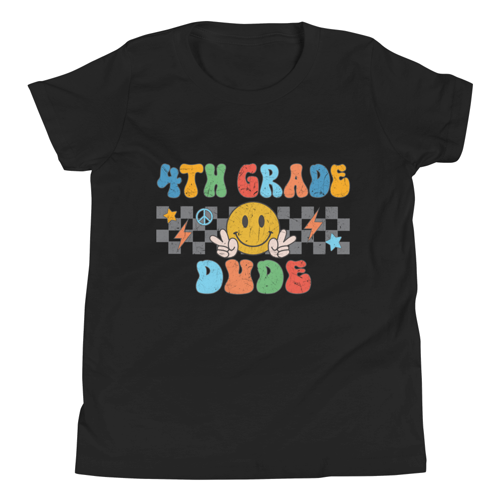 Fourth Grade Dude Youth Short Sleeve T-Shirt