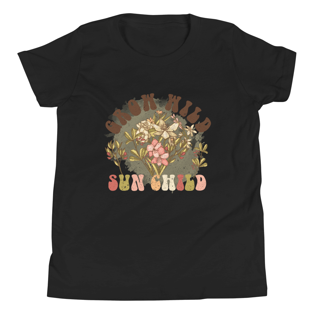 Grow Wild Sun Child Youth Short Sleeve T-Shirt