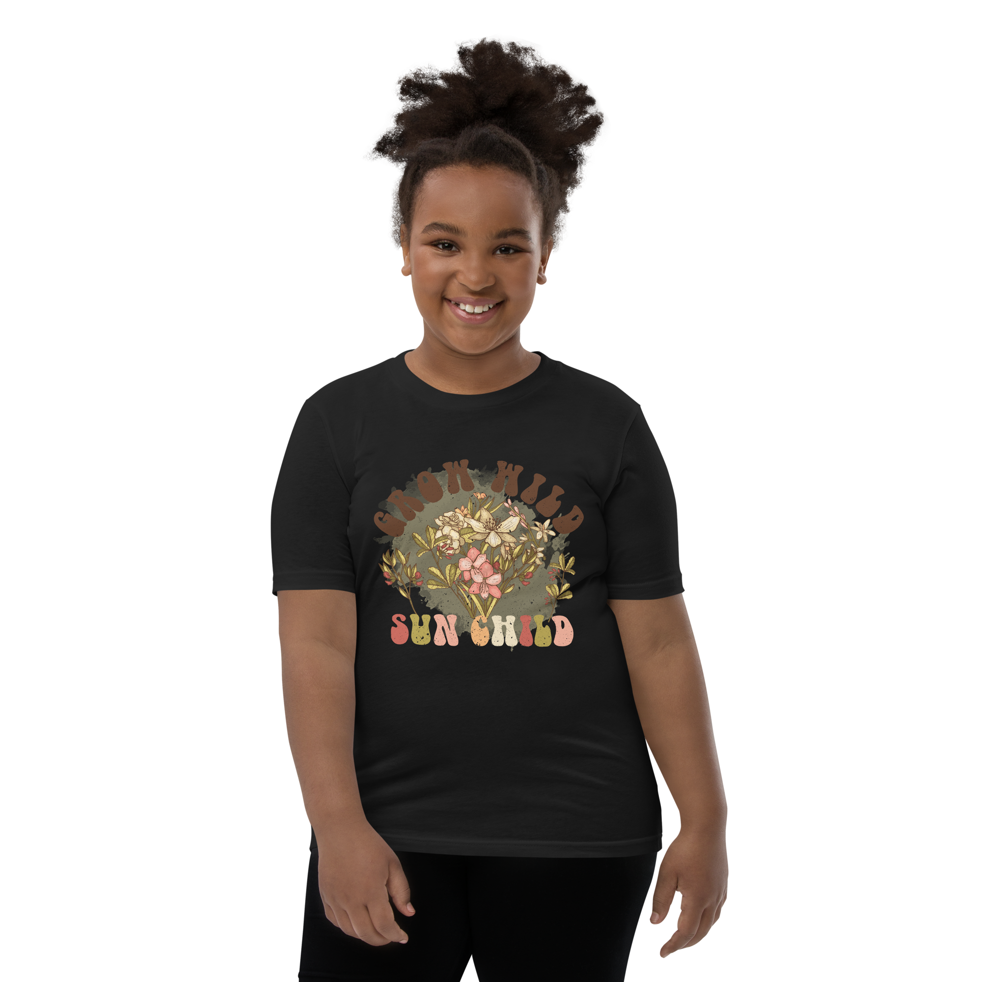 Grow Wild Sun Child Youth Short Sleeve T-Shirt