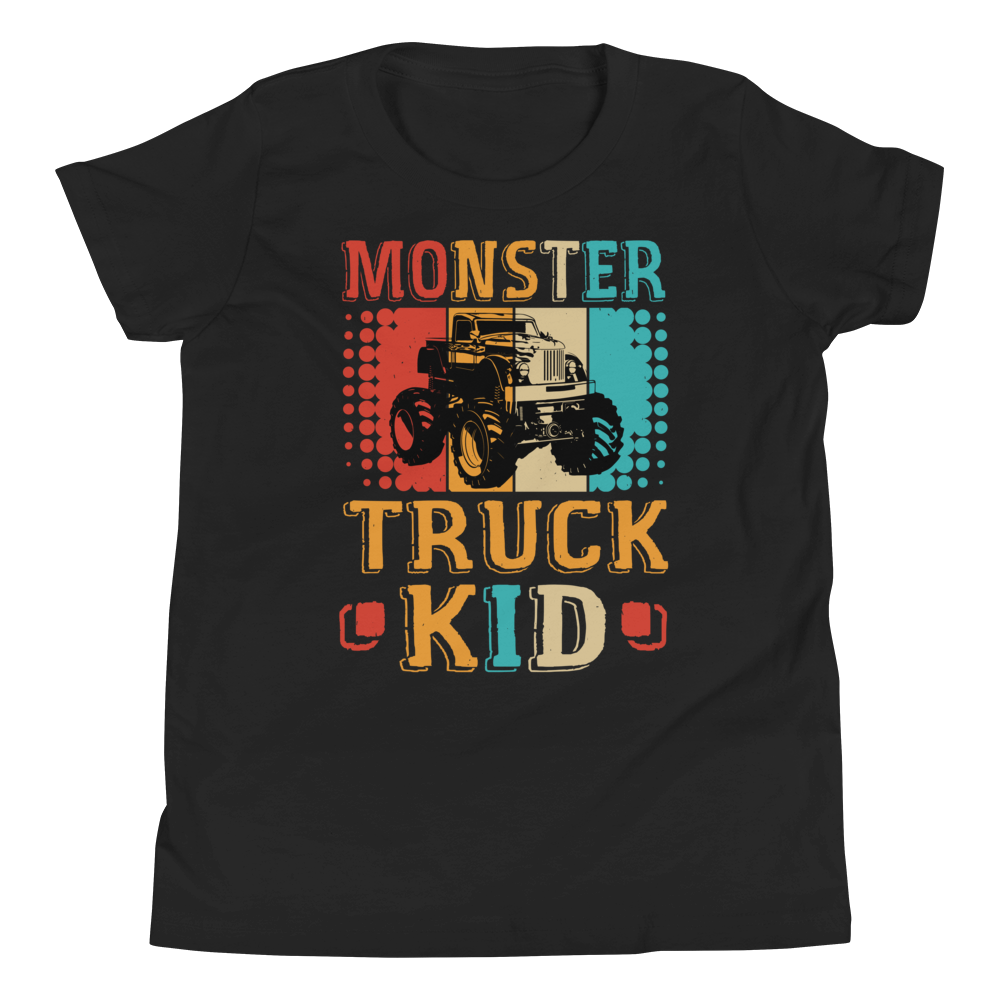 Monster truck Kid Youth Short Sleeve T-Shirt