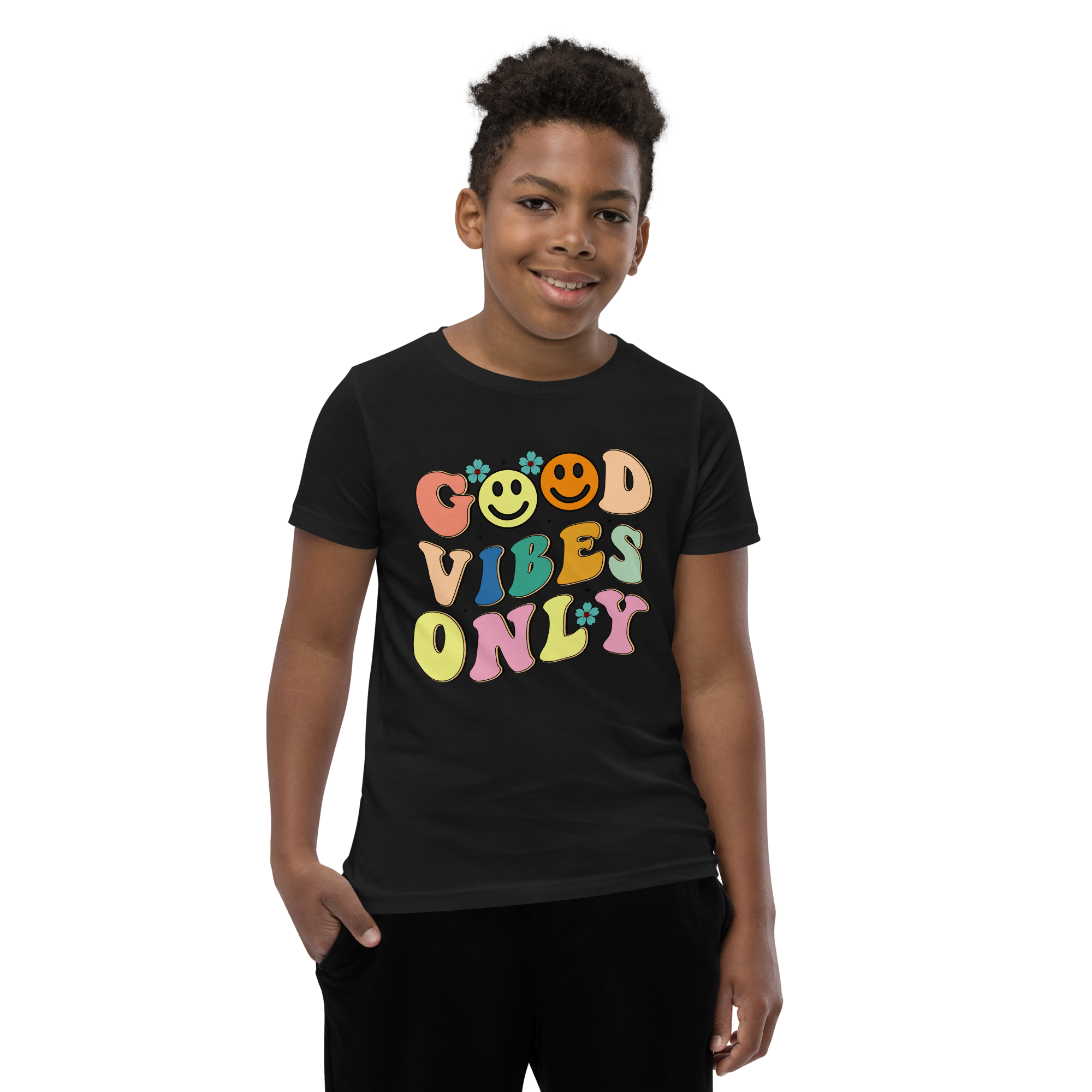 Good Vibes Only Youth Short Sleeve T-Shirt