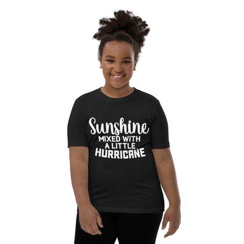 Sunshine Mixed With A Little Hurricane Youth Short Sleeve T-Shirt