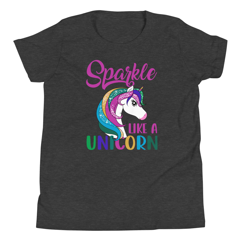 Sparkle Like A Unicorn Youth Short Sleeve T-Shirt