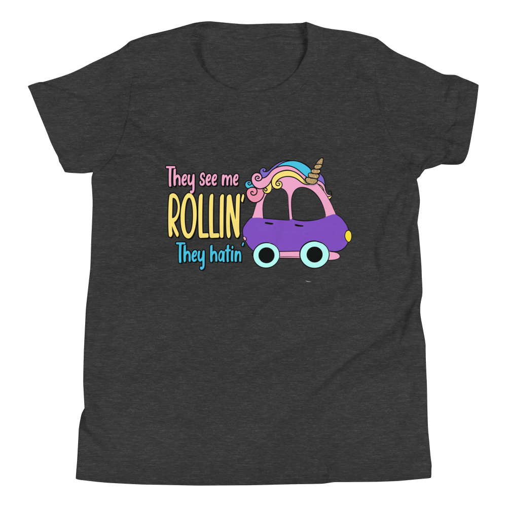 They See Me Rollin' They Hatin Youth Short Sleeve T-Shirt