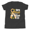 Hey Cancer! You Picked The Wrong Kid Youth Short Sleeve T-Shirt