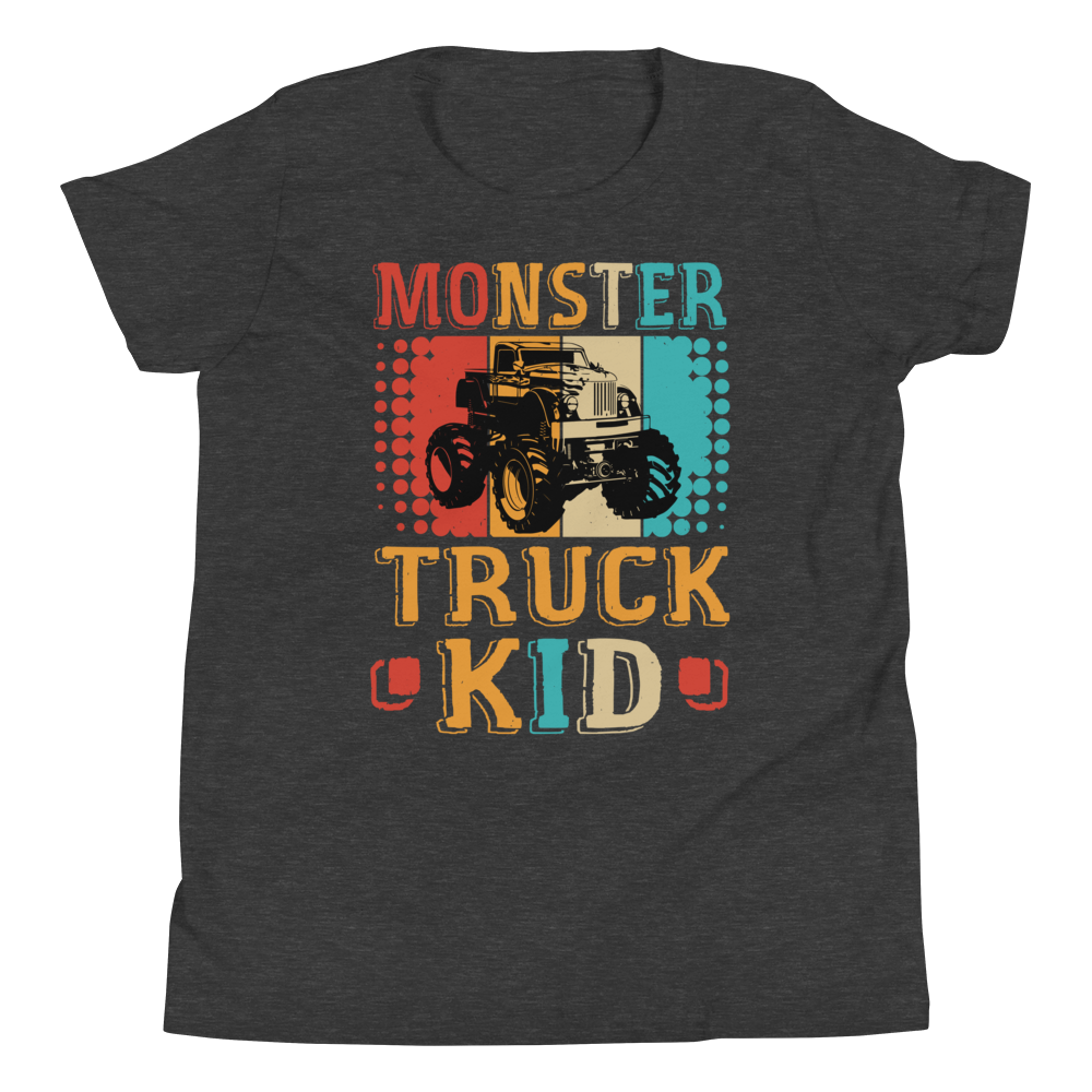 Monster truck Kid Youth Short Sleeve T-Shirt