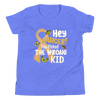 Hey Cancer! You Picked The Wrong Kid Youth Short Sleeve T-Shirt