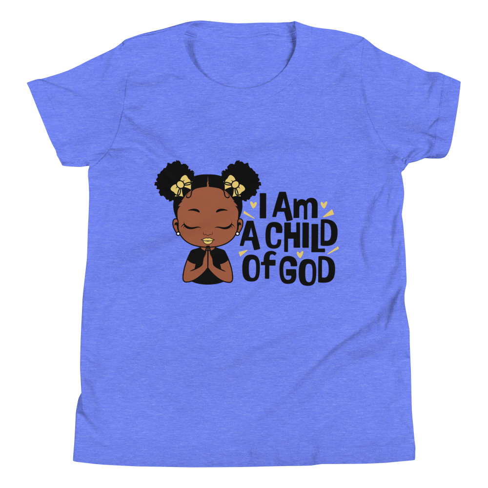 I Am A Child Of God Youth Short Sleeve T-Shirt