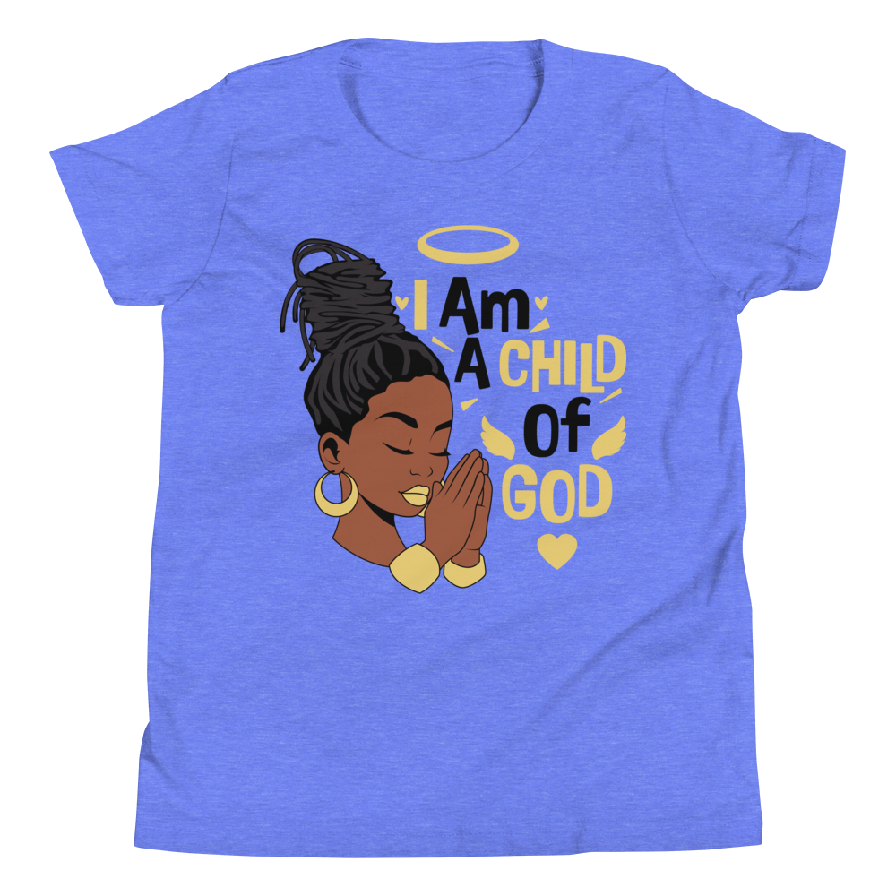 I Am A Child Of God Youth Short Sleeve T-Shirt