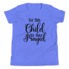 For This Child We Have Prayed Youth Short Sleeve T-Shirt