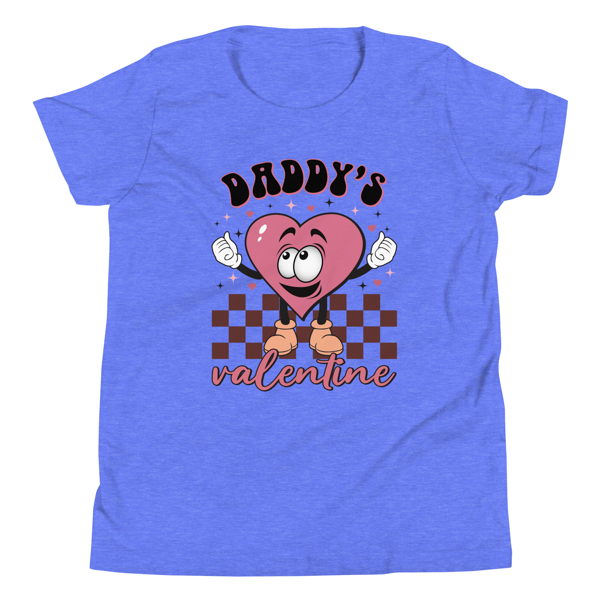 Daddy's Valentine Youth Short Sleeve T-Shirt