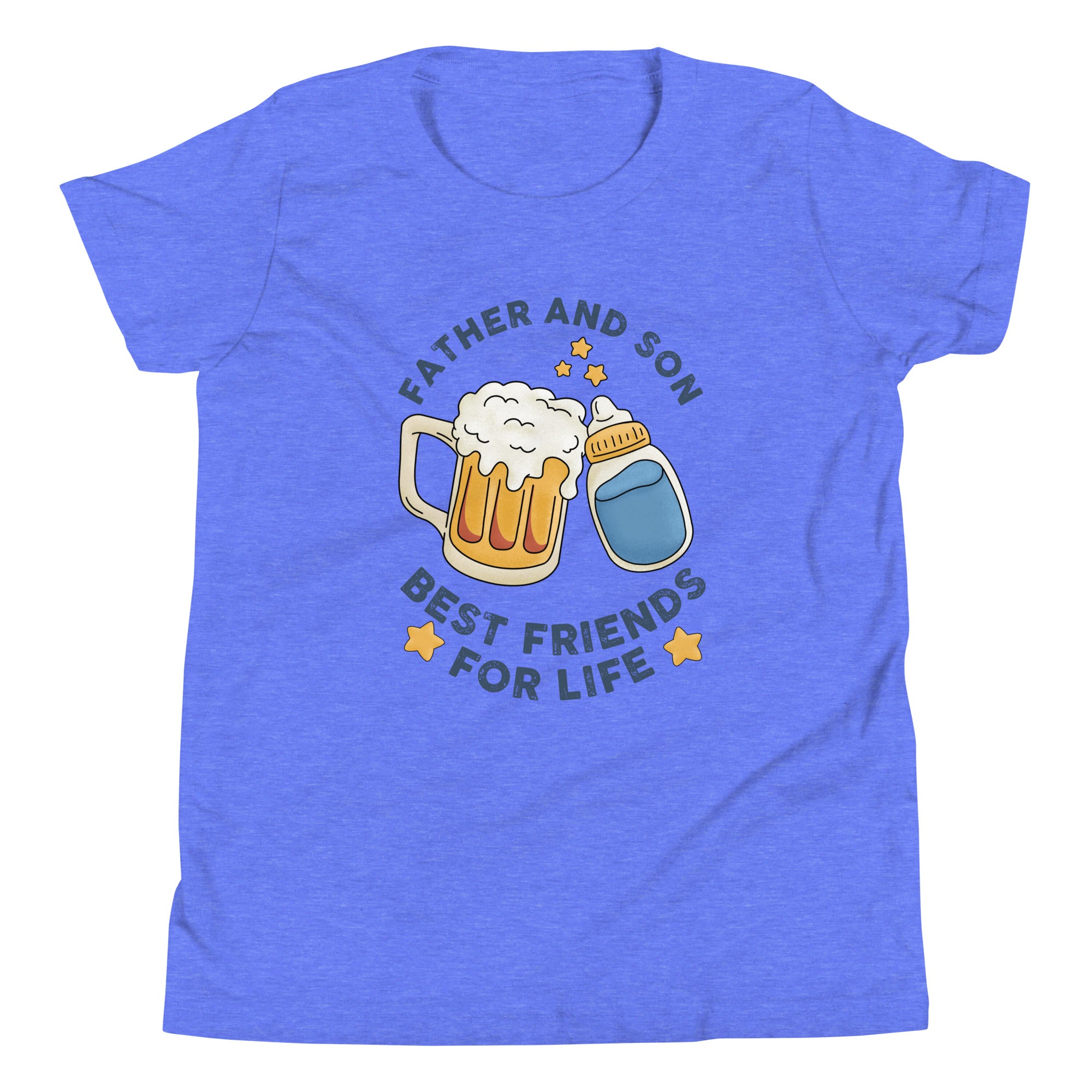 Father And Son Best Friends For Life Youth Short Sleeve T-Shirt