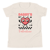 Daddy's Valentine Youth Short Sleeve T-Shirt