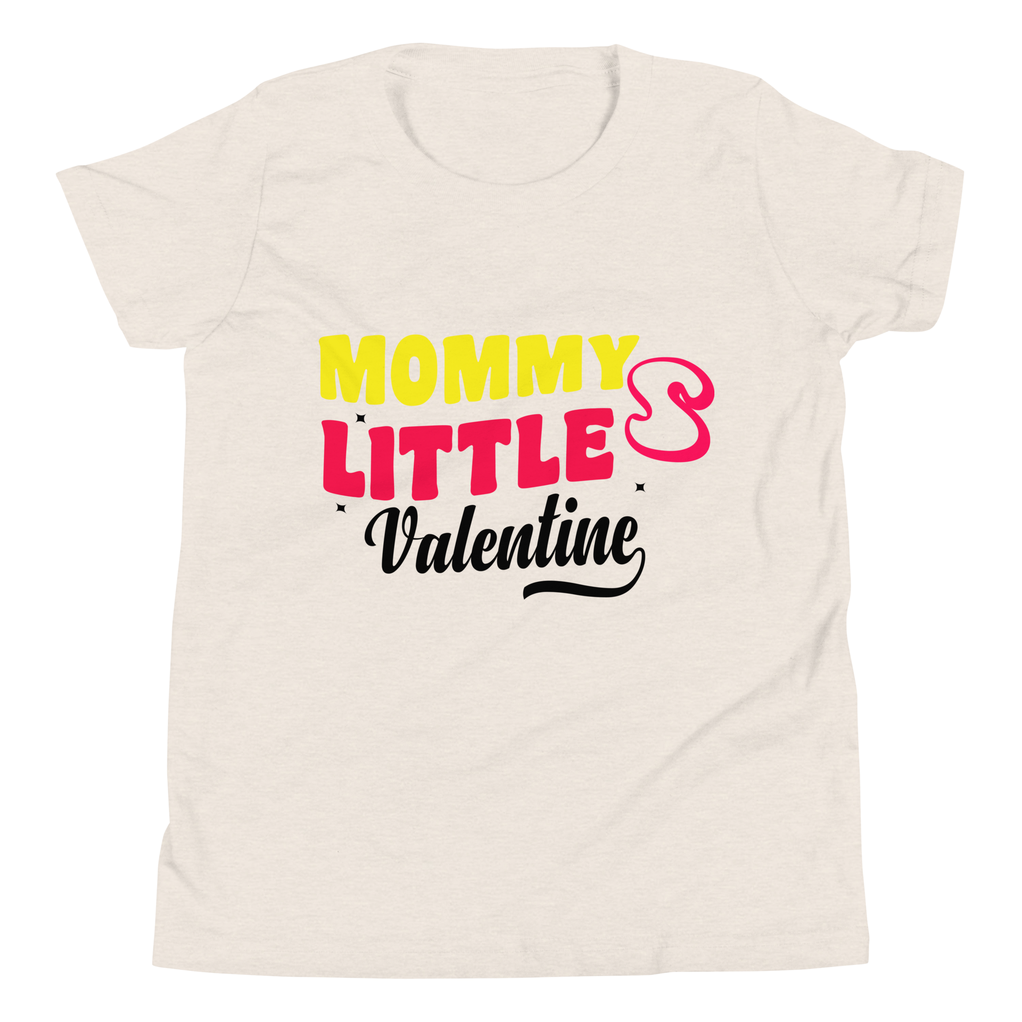 Mommy's Little Valentine Youth Short Sleeve T-Shirt