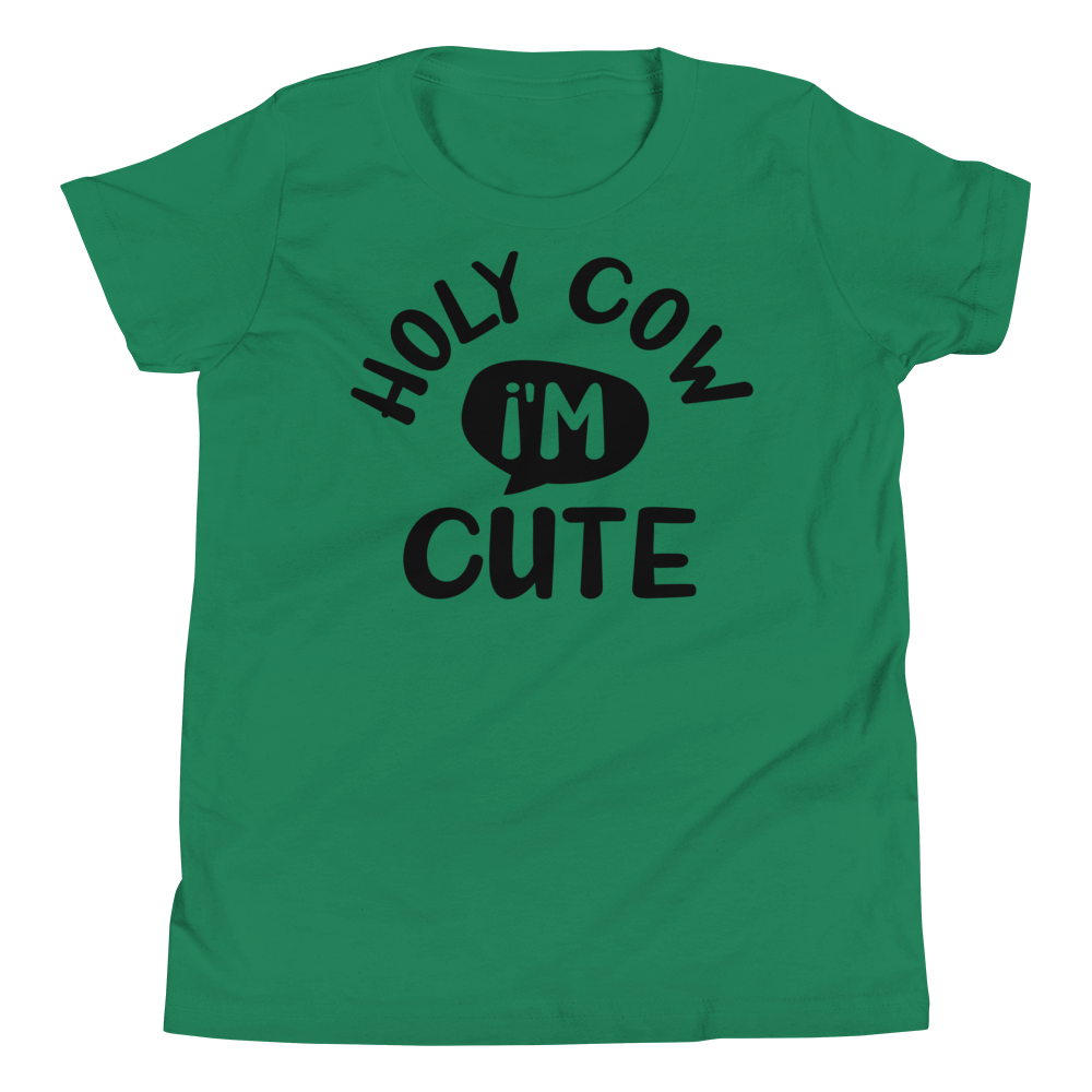 Holy Cow I'm Cute Youth Short Sleeve T-Shirt