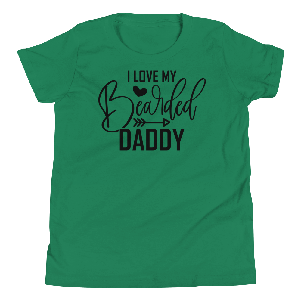 I Love My Bearded Daddy Youth Short Sleeve T-Shirt