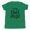 For This Child We Have Prayed Youth Short Sleeve T-Shirt