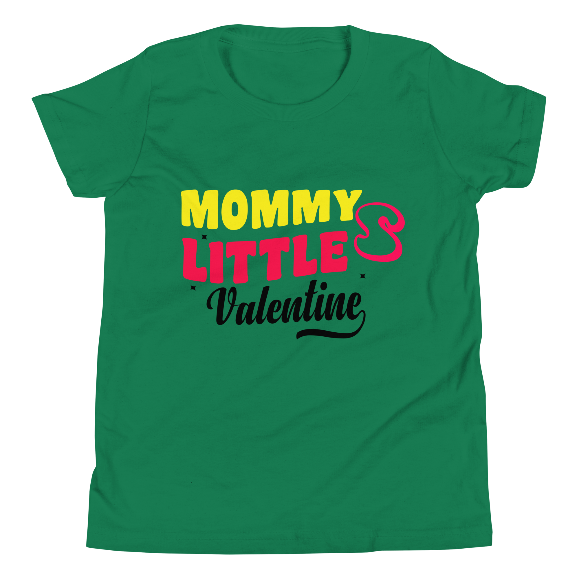 Mommy's Little Valentine Youth Short Sleeve T-Shirt