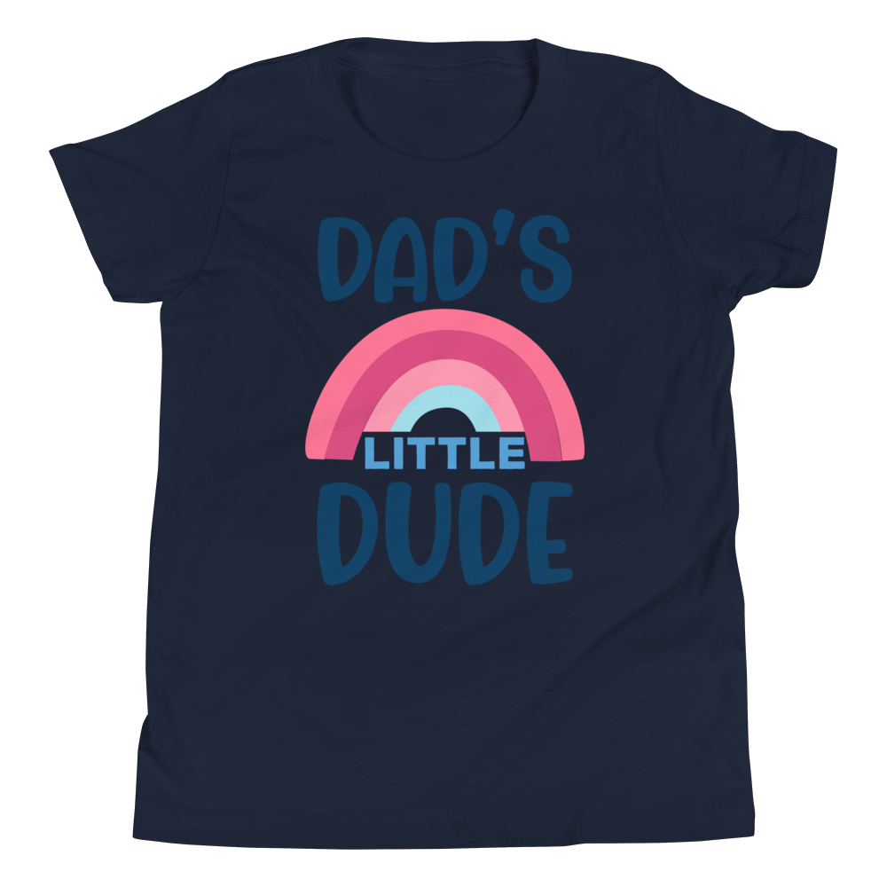 Dad's Little Dude Youth Short Sleeve T-Shirt