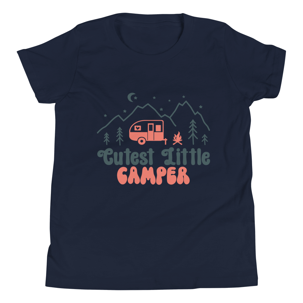 Cutest Little Camper Youth Short Sleeve T-Shirt