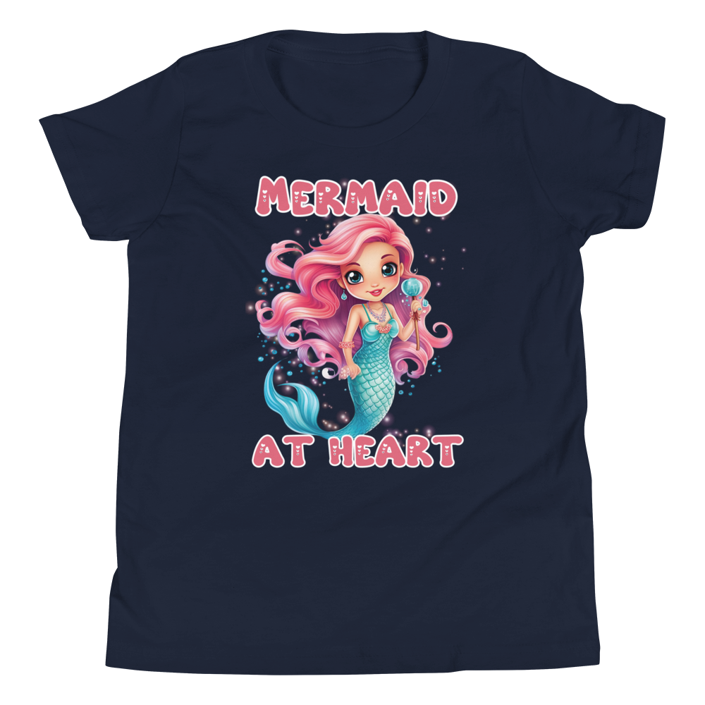 Mermaid At Heart Youth Short Sleeve T-Shirt