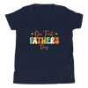 Our First Father's Day Youth Short Sleeve T-Shirt