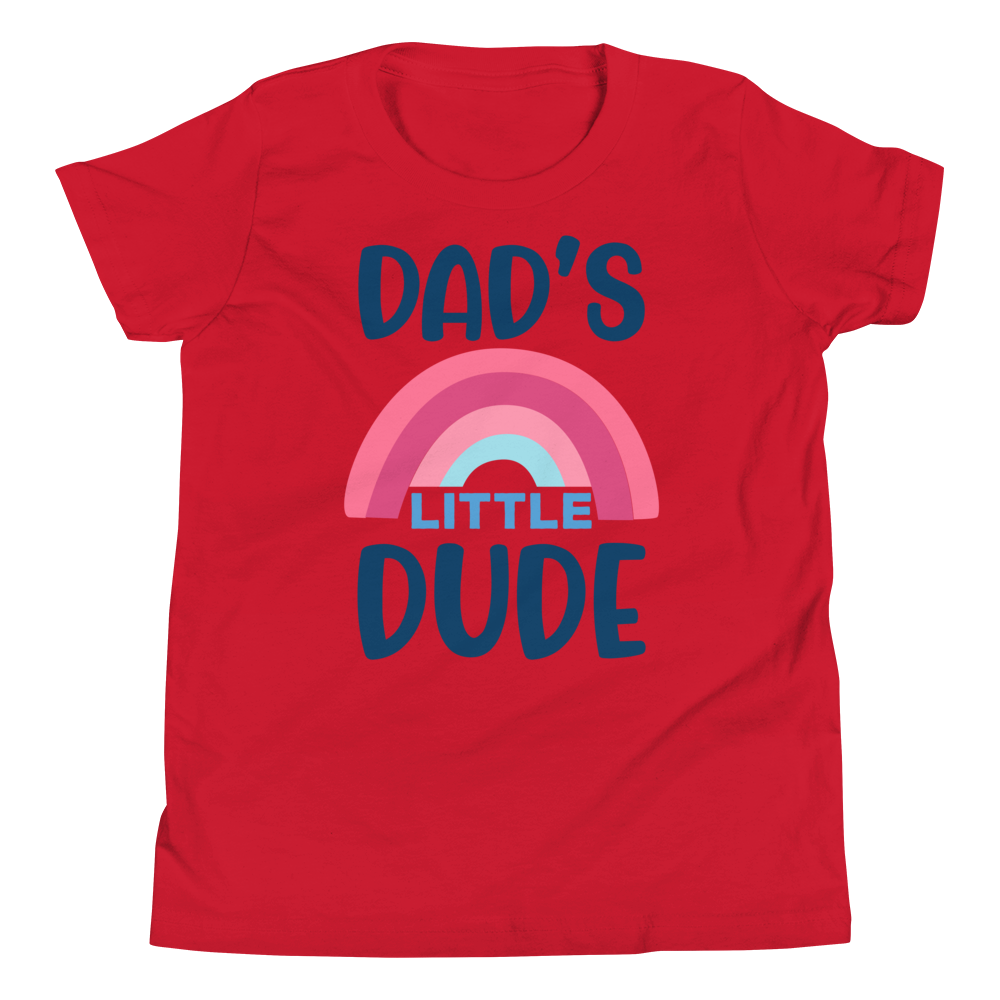 Dad's Little Dude Youth Short Sleeve T-Shirt