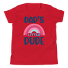 Dad's Little Dude Youth Short Sleeve T-Shirt