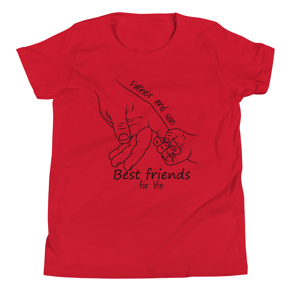 Father And Son Best Friends For Life Youth Short Sleeve T-Shirt