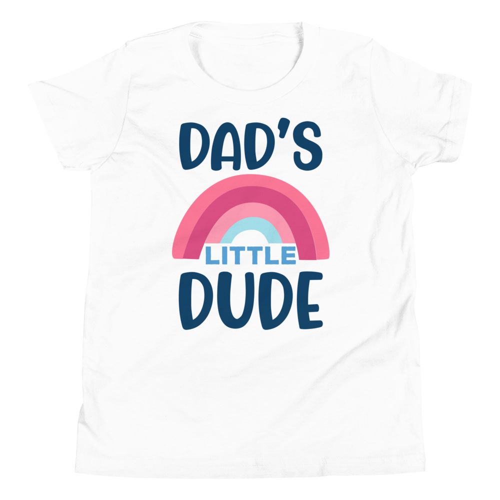 Dad's Little Dude Youth Short Sleeve T-Shirt