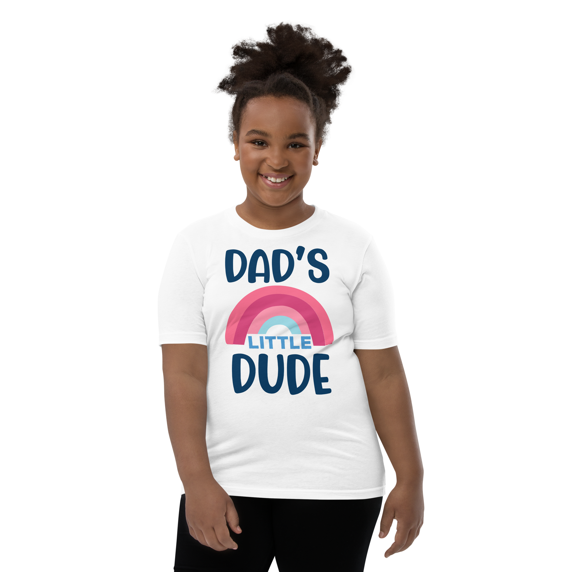 Dad's Little Dude Youth Short Sleeve T-Shirt