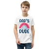 Dad's Little Dude Youth Short Sleeve T-Shirt