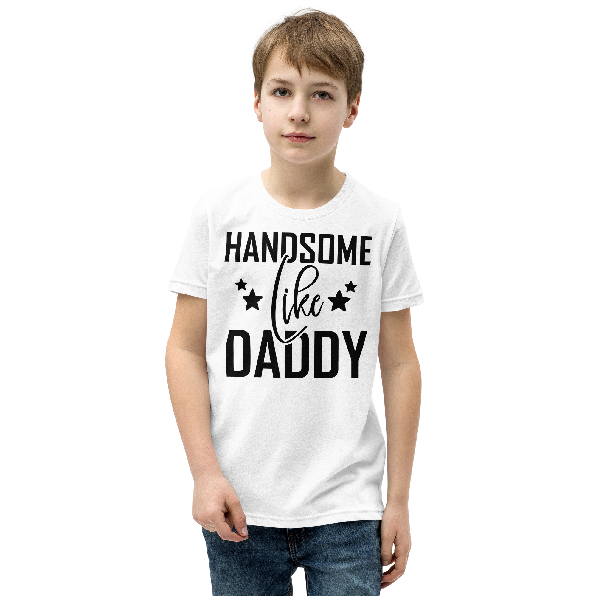 Handsome Like Daddy Youth Short Sleeve T-Shirt