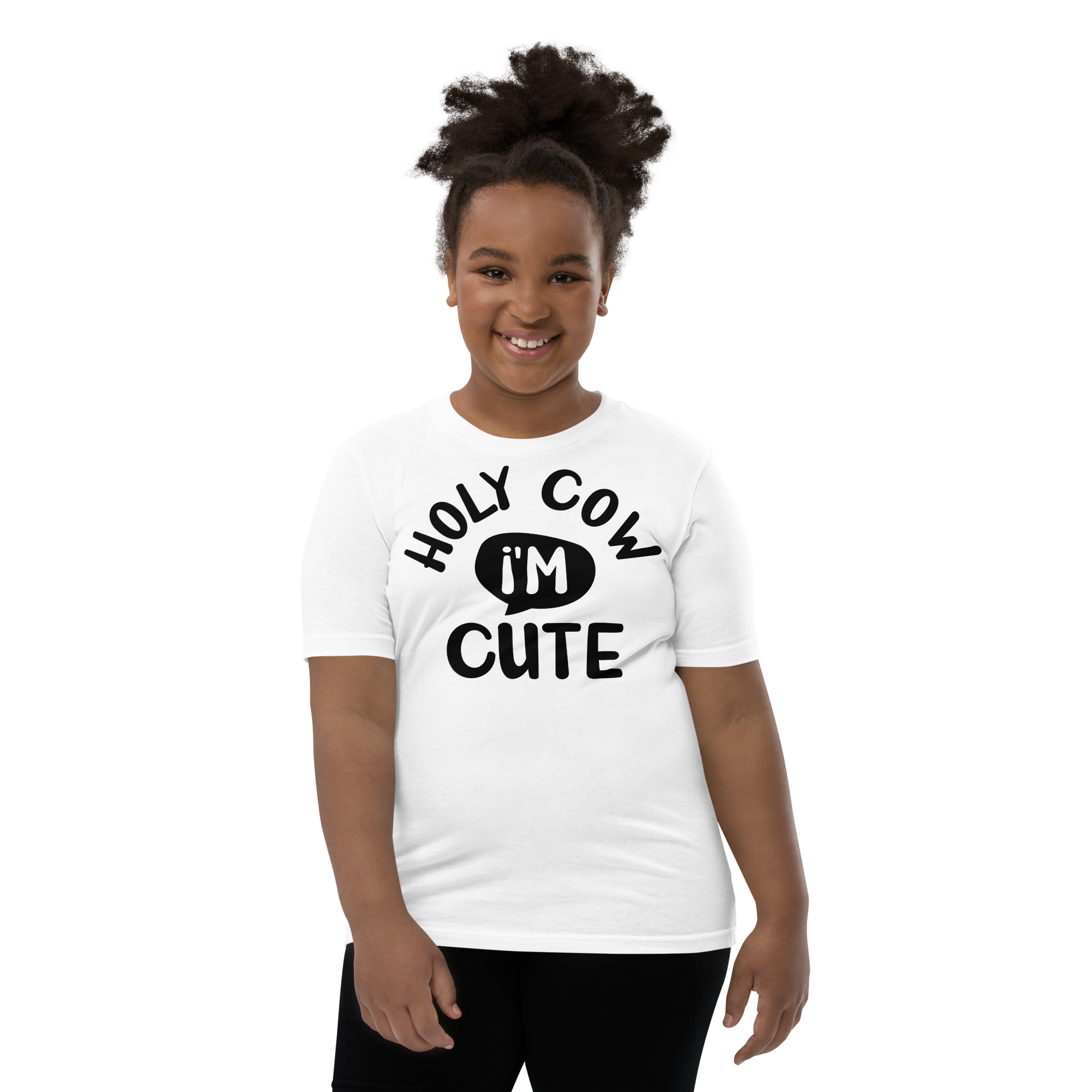 Holy Cow I'm Cute Youth Short Sleeve T-Shirt