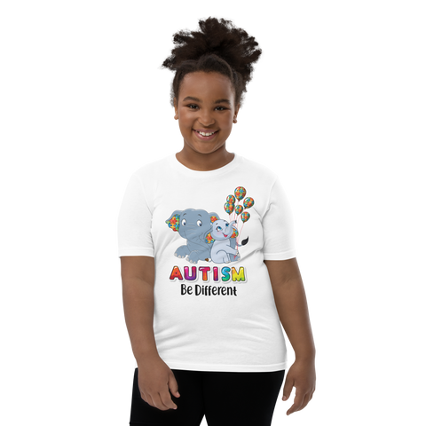 Autism Be Different Youth Short Sleeve T-Shirt