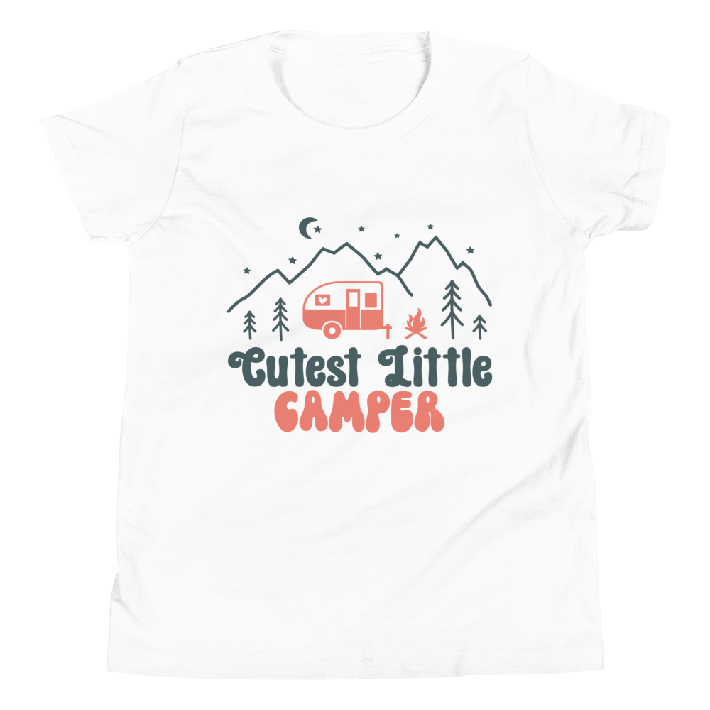 Cutest Little Camper Youth Short Sleeve T-Shirt