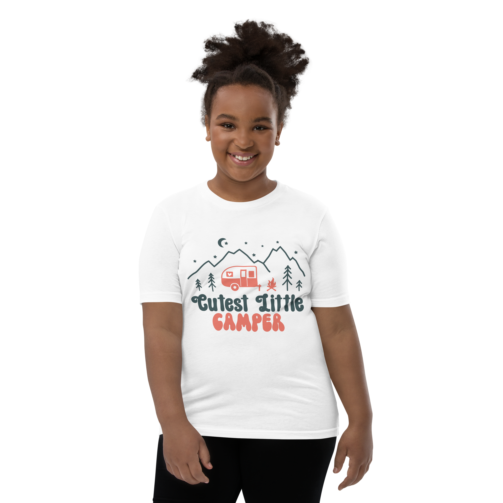 Cutest Little Camper Youth Short Sleeve T-Shirt