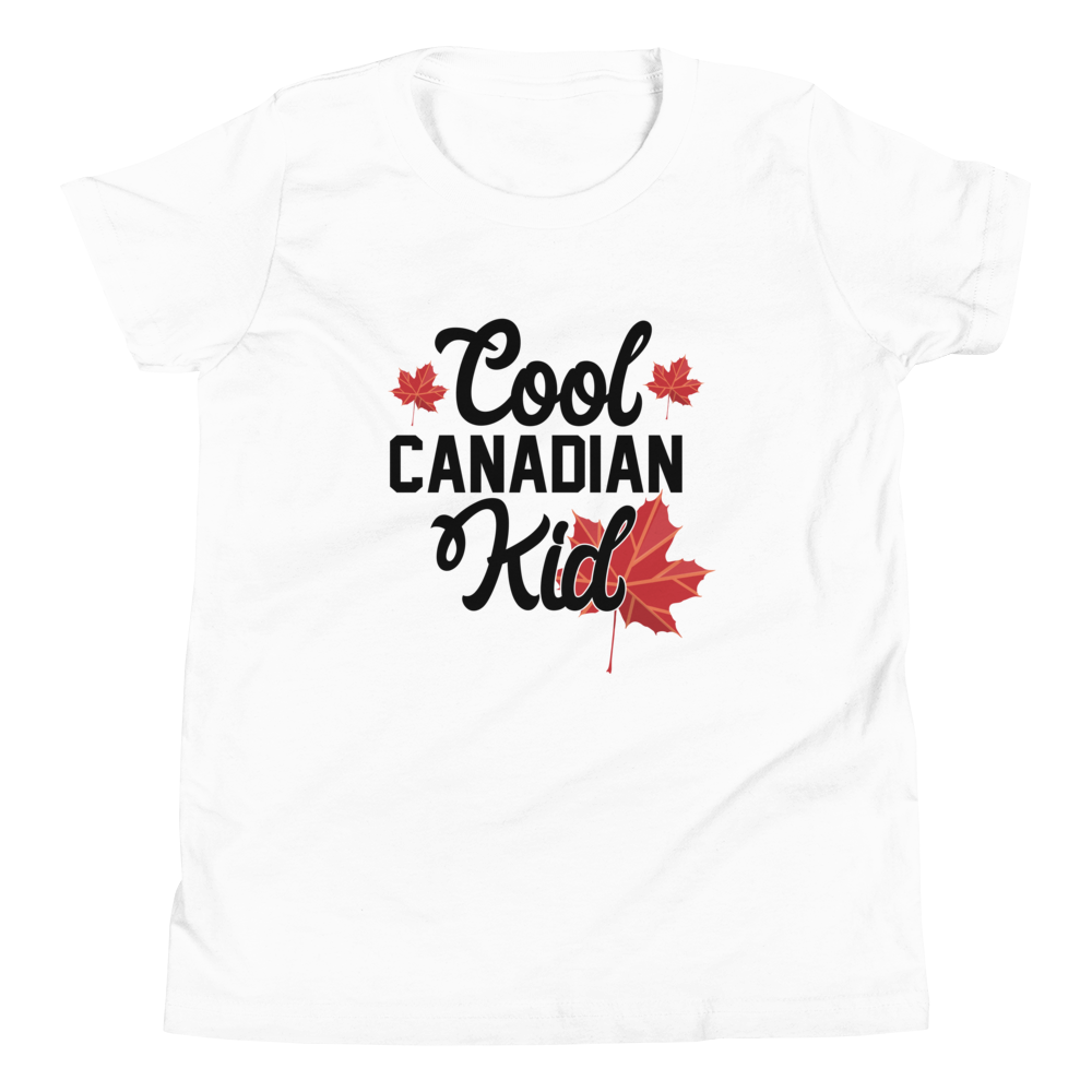 Cool Canadian Kid Youth Short Sleeve T-Shirt