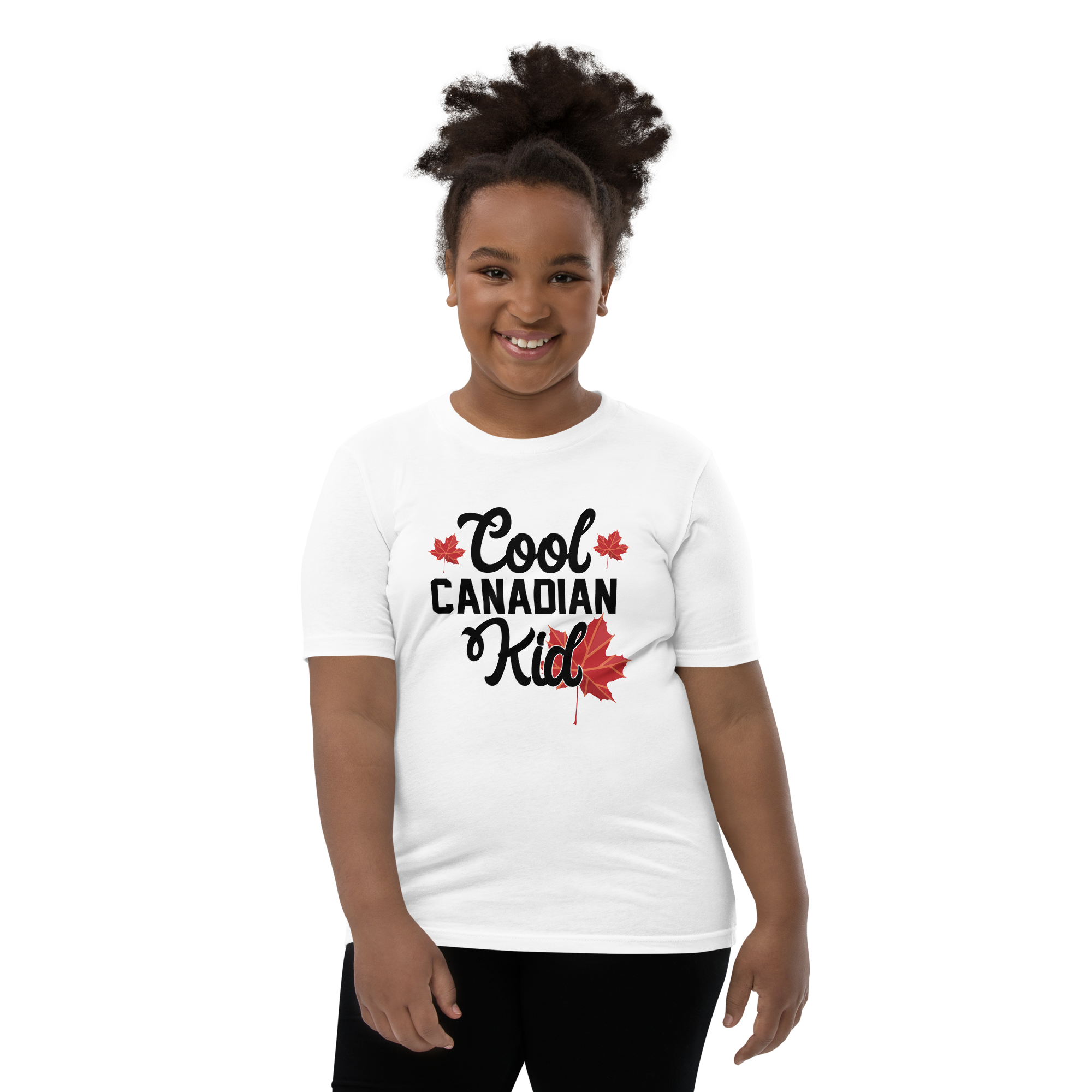 Cool Canadian Kid Youth Short Sleeve T-Shirt