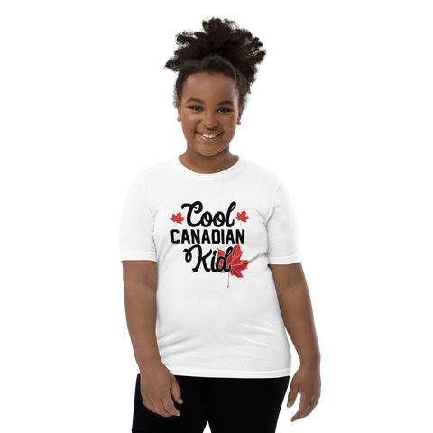 Cool Canadian Kid Youth Short Sleeve T-Shirt