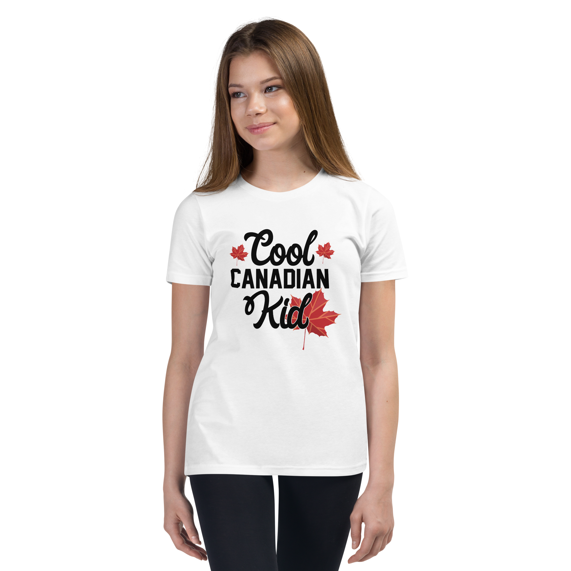 Cool Canadian Kid Youth Short Sleeve T-Shirt